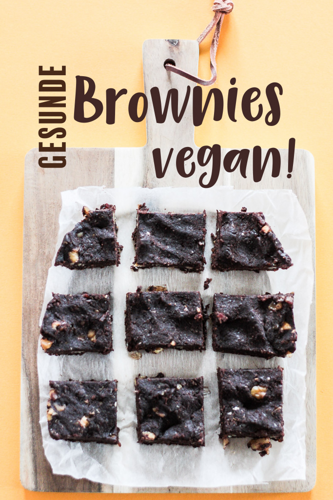 Gesunde vegane, zuckerfreie und glutenfreie Brownies: in wenigen Minuten kannst du eine gesunde Alternative zu Brownies zubereiten. Gesunde Brownies ohne Zucker schmecken sehr schokoladig, süß und saftig! #brownies #gesundebrownies #zuckerfrei