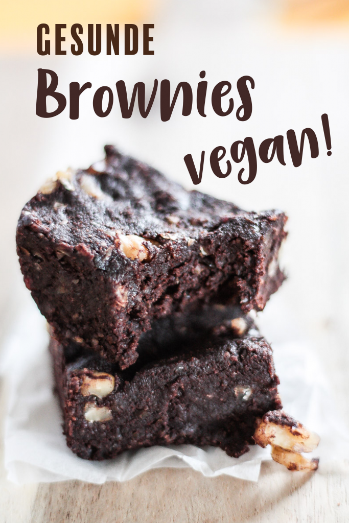 Gesunde vegane, zuckerfreie und glutenfreie Brownies: in wenigen Minuten kannst du eine gesunde Alternative zu Brownies zubereiten. Gesunde Brownies ohne Zucker schmecken sehr schokoladig, süß und saftig! #brownies #gesundebrownies #zuckerfrei