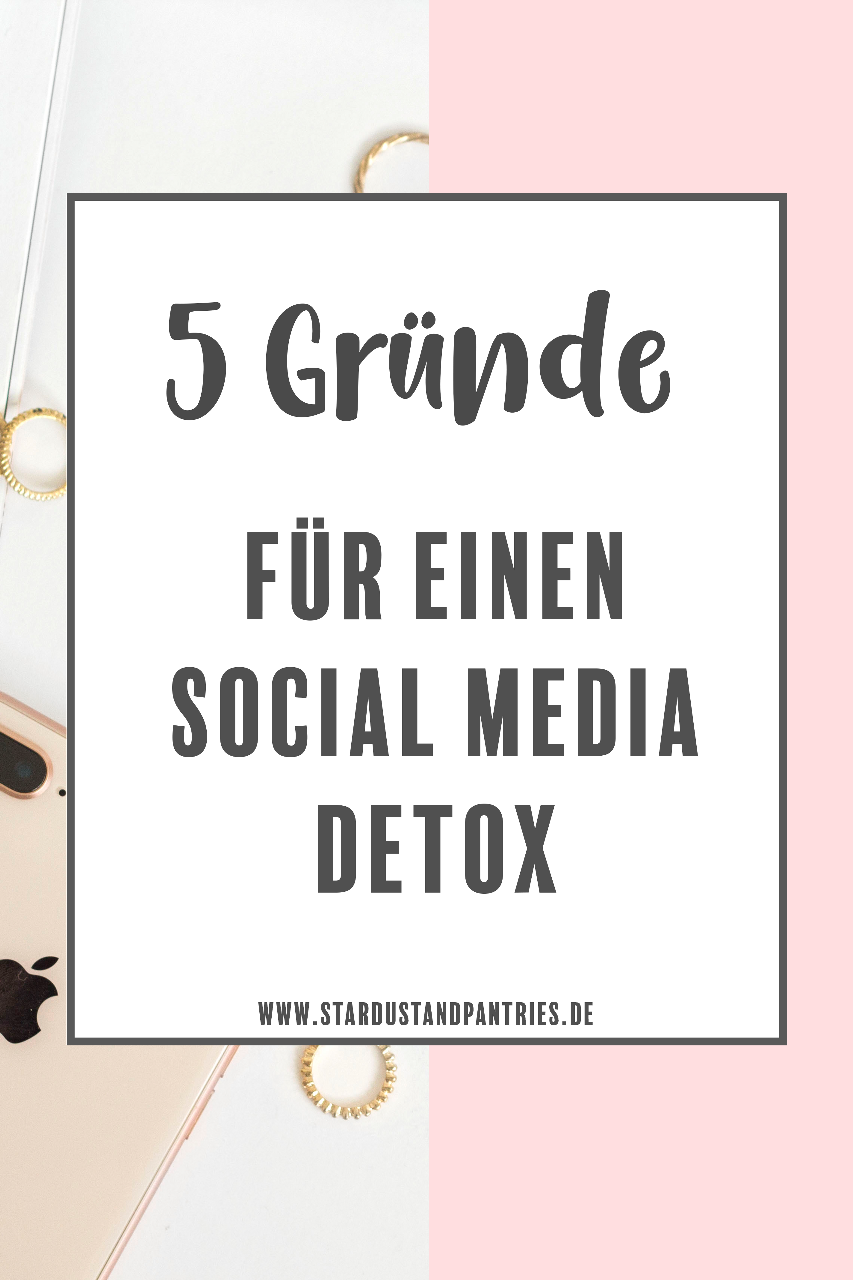 Mehr Zeit durch einen 7-Tage Social Media Detox. Klick dich durch für viele Tipps und Ideen was du stattdessen tun kannst! #selfcare #socialmediadetox #mehrzeit